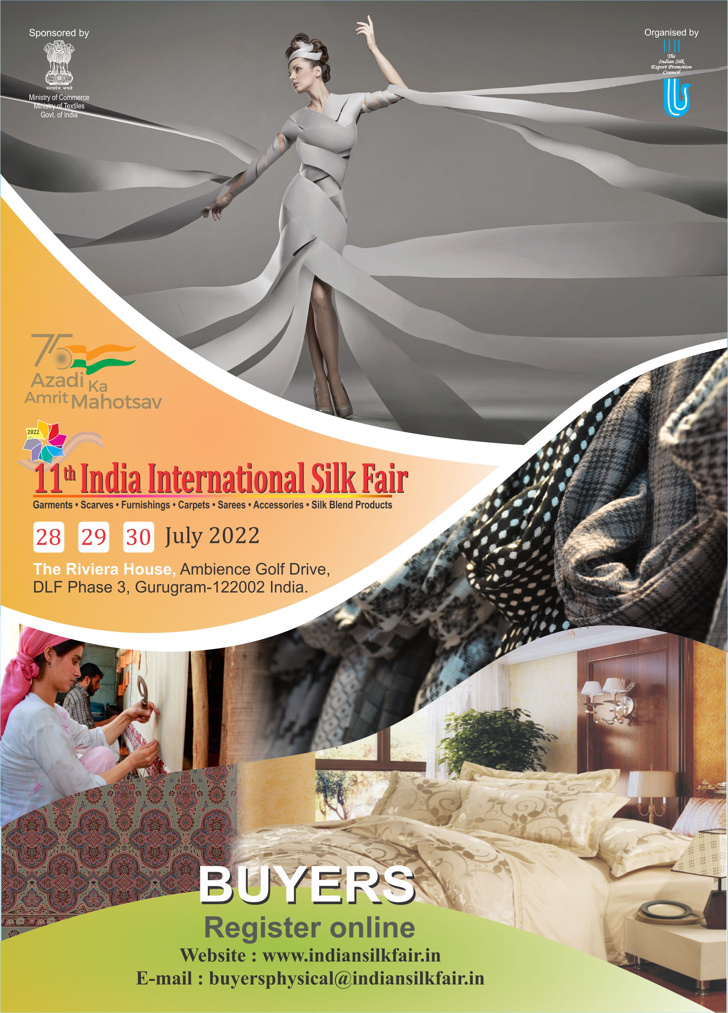   11th India International Silk Fair 28th - 30th July 2022